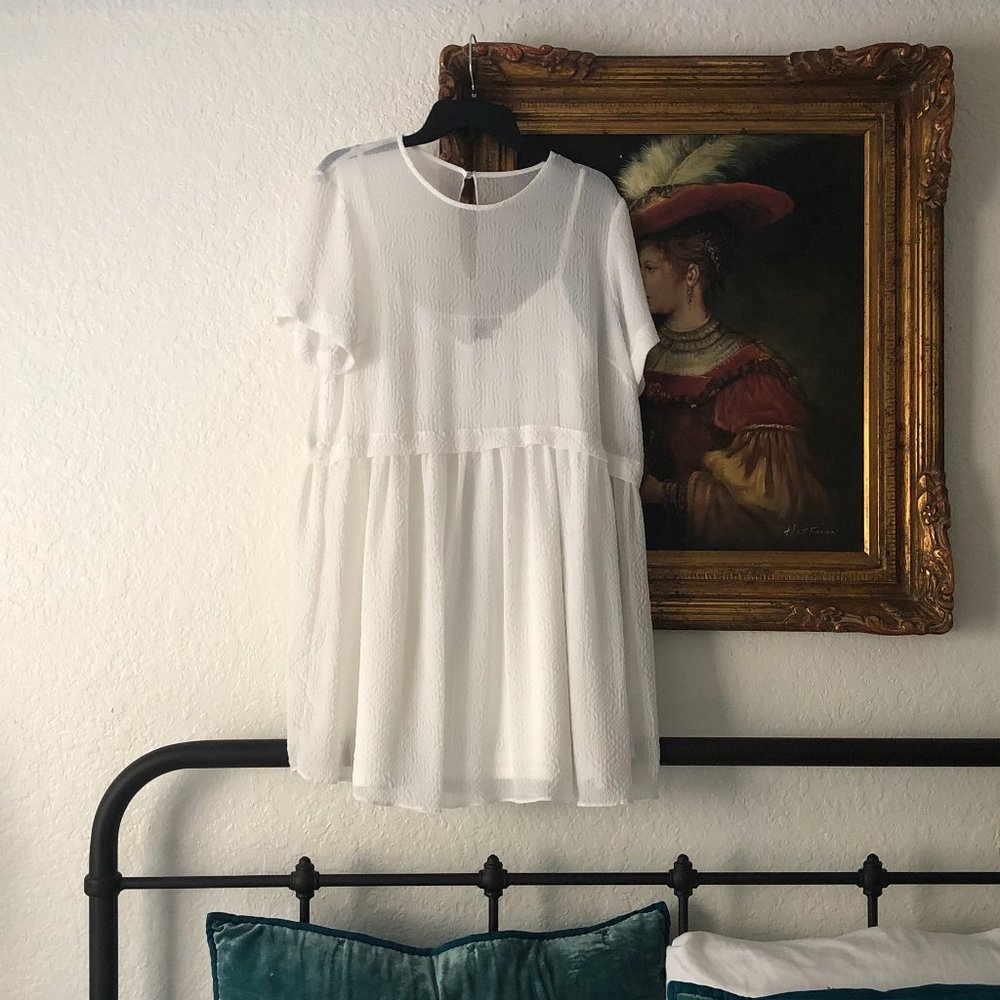 ASOS White Airy Summer Dress